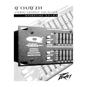 Peavey Q 131 Equalizer manual cover