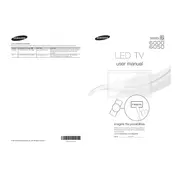 Samsung D6000 Series TV manual cover