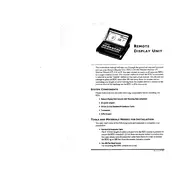 Davis 7815 Remote Display Unit manual cover