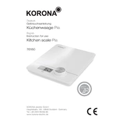 Korona 76160 Scale manual cover