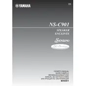 Yamaha NS-C901 Speaker manual cover