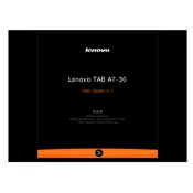 Lenovo TAB A7-30 Tablet manual cover