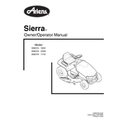 Ariens Sierra 936315-1842 2000 Tractor manual cover