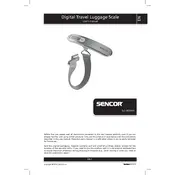 Sencor SLS 900WH Luggage Scale manual cover