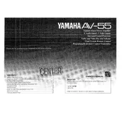 Yamaha AV-55 Amplifier manual cover