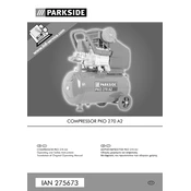 Parkside PKO 270 A2 3906118979 IAN 275673 Compressor manual cover