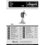 Scheppach DP50 5906817901 Drill manual cover