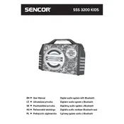 Sencor SSS 3200 KIDS Audio System manual cover