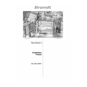 Brandt BIF1784FN Freezer manual cover