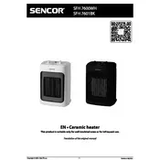 Sencor SFH 7600WH Fan manual cover