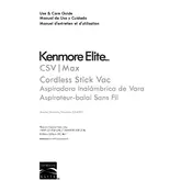 Kenmore DS4090 Vacuum manual cover