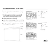 Pyle PRJELMT76 Projector manual cover