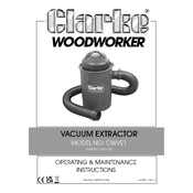 Clarke 6471168 CWVE1 Vacuum Extractor manual cover