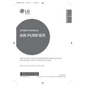 LG AS401VSA0 AS401VSA0.ASVEUS Purifier manual cover