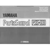 Yamaha PSS-120 Keyboard manual cover