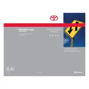 Toyota Highlander Hybrid Navigation 2012 SUV manual cover