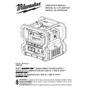 Milwaukee M18 2845-20 Power Supply manual cover