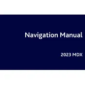 Acura MDX 2023 SUV manual cover