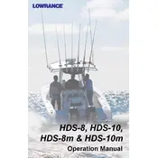 Lowrance HDS-8 Fish Finder