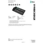 Wera Kraftform Kompakt 60 Screwdriver manual cover