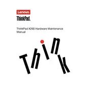 Lenovo ThinkPad X260 Laptop manual cover