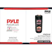 Pyle PPHP2814B Speaker manual cover