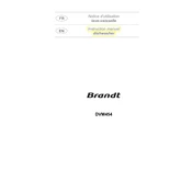 Brandt DWM454 Dishwasher manual cover