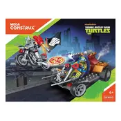 Mega Construx Mattel Leo Shredder Showdown DPW80 Construction Set manual cover