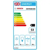 Bosch Series 2 DWP64BC50B Hood
