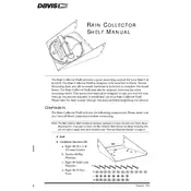 Davis 7704 Rain Collector Shelf manual cover