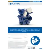 Blastrac 350E Blasting Machine manual cover