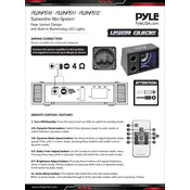 Pyle PLBNPS11 Subwoofer manual cover