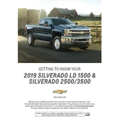 Chevrolet Silverado 2500 2019 manual cover