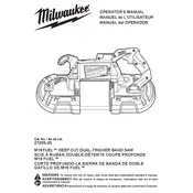 Milwaukee M18 Fuel 2729S-20 Saw manual cover