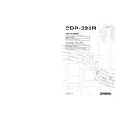 Casio CDP235R Keyboard manual cover