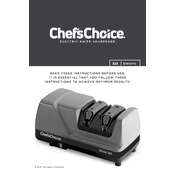 Chef's Choice 325 Sharpener manual cover