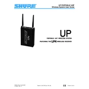 Shure Up Microphone manual cover