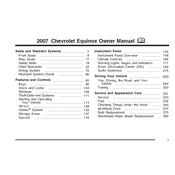 Chevrolet Equinox 2007 manual cover