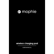 Mophie Wireless Charging Pad Charger manual cover