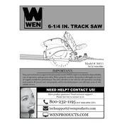 Wen 36055 39018029932 Saw manual cover