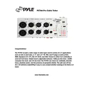 Pyle PCT60 Cable Tester manual cover