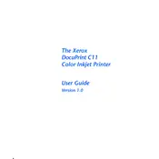 Xerox DocuPrint C11 Printer manual cover