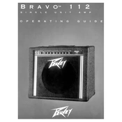 Peavey Bravo 112 Amplifier manual cover