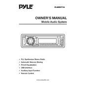 Pyle PLMRKT34WT Radio manual cover