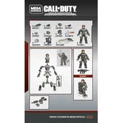 Mega Construx Mattel Call of Duty Torque GCN87 Construction Set manual cover