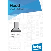 Beko HNT61220XH manual cover