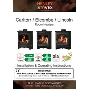 Henley Stoves Carlton Heater manual cover