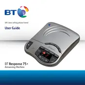 BT Response 75 Answering Machine manual cover