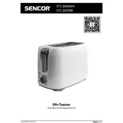 Sencor STS 2606WH Toaster manual cover