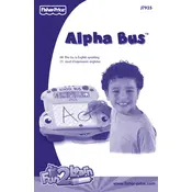 Fisher Price Mattel Fun 2 Learn Alpha Bus J7935 Toy manual cover